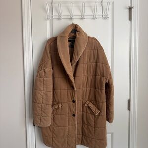 Forever 21 Brown Quilted Jacket